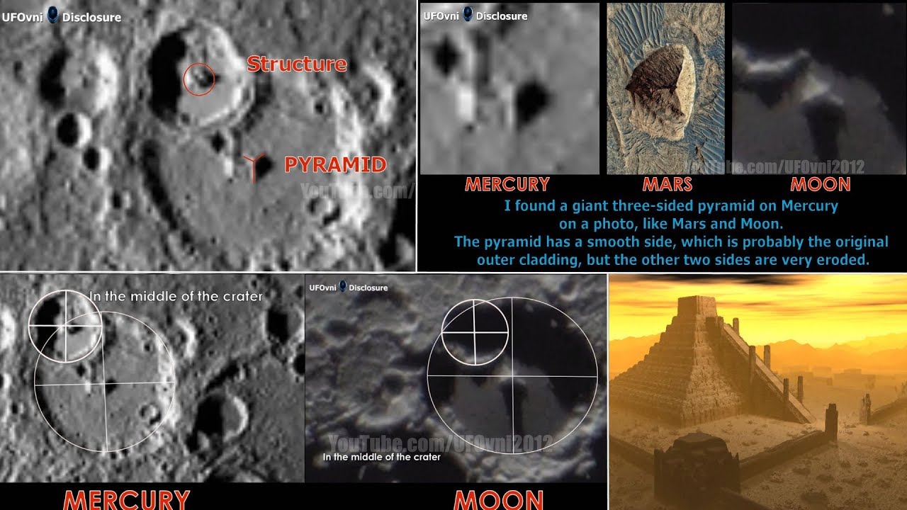 Image result for Extraterrestrial Pyramid and Structure Photographed on Mercury, Proof Of Alien Bases ...