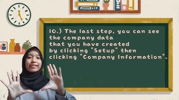 Speaking Procedure Text | How To Create New Company Data And Company Account List On MYOB Accounting