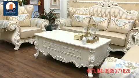 BÀN GIAO BỘ SOFA TÂN CỔ ĐIỂN PHÒNG KHÁCH CHO ANH DƯƠNG Ở HÀ ĐÔNG