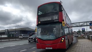 *FAST* Journey on Arriva Route 34 on Wright Gemini 3 B5LH HV260 (LK66 GFG)