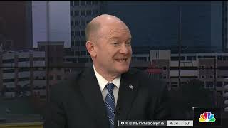 Senator Coons appears on NBC10 with Lauren Mayk on February 12, 2024