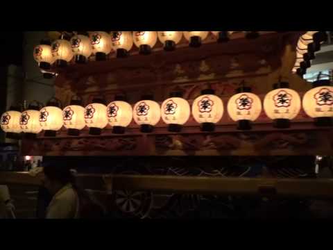 2015西条祭り　伊曽乃祭礼　宮出し３　図書館前１