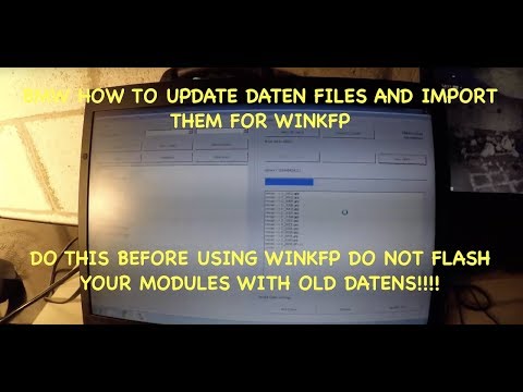 How To Update Datens And Import Them To Winkfp & NCS Expert !!!