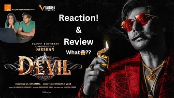 Devil - Official Glimpse Reaction | Happy Birthday DBoss | Challenging Star Darshan | Prakash Veer