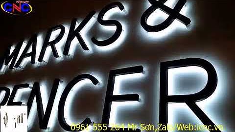 HƯỚNG DẪN LẮP VÍT CÁCH CHỮ CHO LED HẮT SÁNG CHÂN, 0961 555 264 Mr Sơn, Web:icnc.vn