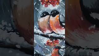 Подарок На Новый Год🌲❣️🌲!#Art #Painting #Shortvideo #Oilpastel #Artist #Арт #Arts  #Новыйгод #Shorts