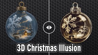 Make A Stunning 3D Christmas Ornament No Design Skills Needed
