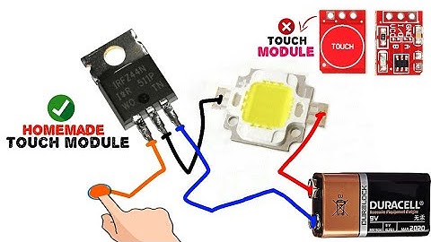 Touch Switch Use Irfz44n Mosfet | Irfz44n Mosfet Projects | Et Electronics & Electric