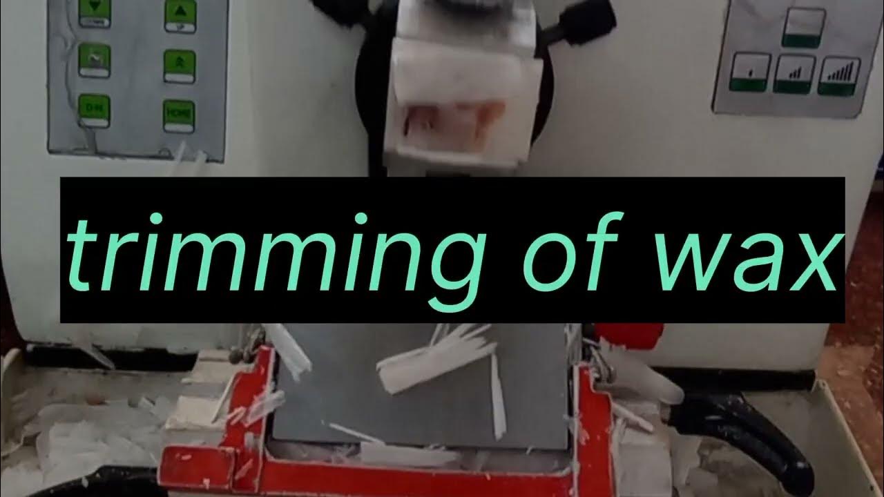 trimming of Tissue block. remove of extra wax YouTube