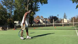 ETI TENNIS - Hitting Cones Back to back