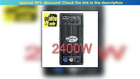 Unboxing GETSHOW 2400W Subwoofer Amplifier Module Professional Speaker Plate Amplifier Class D with