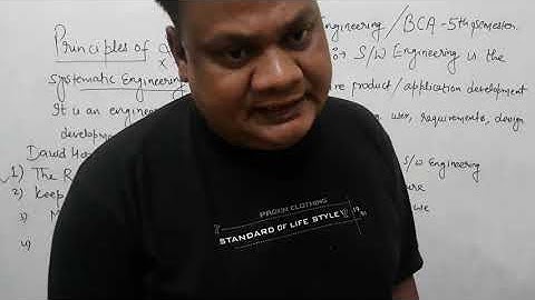 PRINCIPLES OF SOFTWARE ENGINEERING