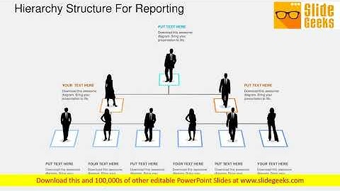 Hierarchy Structure For Reporting Powerpoint Templates