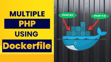 Run multiple PHP versions with docker containers, using Dockerfile