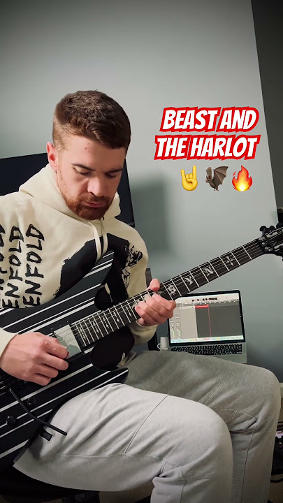 Beast and the Harlot 🔥- Avenged Sevenfold | Guitar Solo Cover #avengedsevenfold #guitar