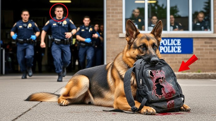 K9 Dog Delivers a Backpack to the Police—Rescues 7 Children Before It's Too  Late - YouTube