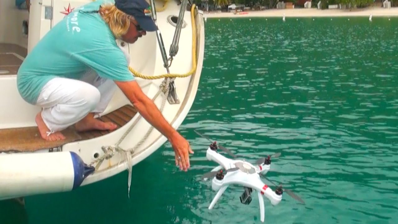 Throw Your “Mariner” DRONE in the OCEAN and it will SURVIVE!  – Filmed in British Virgin Islands