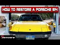 How To Restore An Old Porsche 914 | Episode 2 | Stripping And Draining The VW Engine