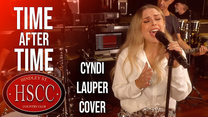 Time After Time Cover version - Cover performance video thumbnail