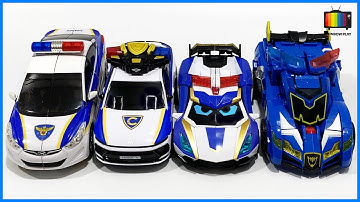 헬로카봇 또봇 메탈카드봇S 쥬라기캅스 블루캅S 또봇C 쥬피노 캅스 프론 경찰차 4대 변신 합체 로봇 모음 Robot Toys Combine