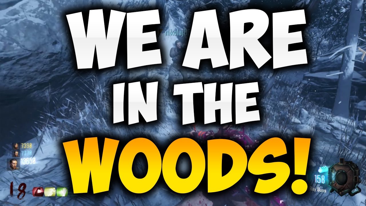 Black Ops 3 Zombies - BlackWoods Custom Zombies Map! Buyable Ending Complete!