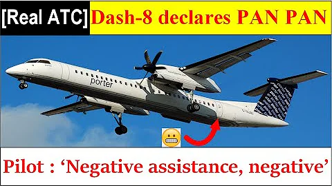 [Real ATC] Porter Dash-8 at Windsor PAN PAN after rear door warning