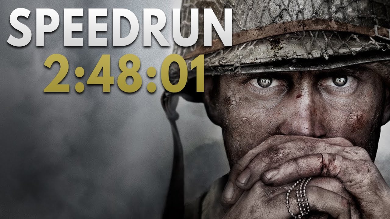 Call of Duty: WWII Speedrun in 2:48:01 - YouTube