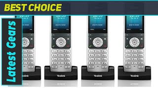 Yealink W56H Bundle of 4 IP DECT VoIP Handsets - Best High-Performance Phone Set