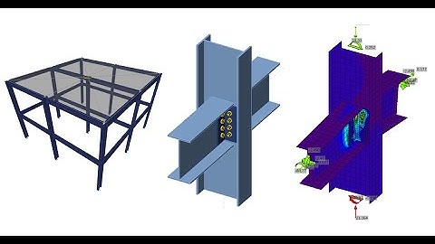 Beginner tutorial on steel structure connections design using  IdeaStatica and SAP2000 software