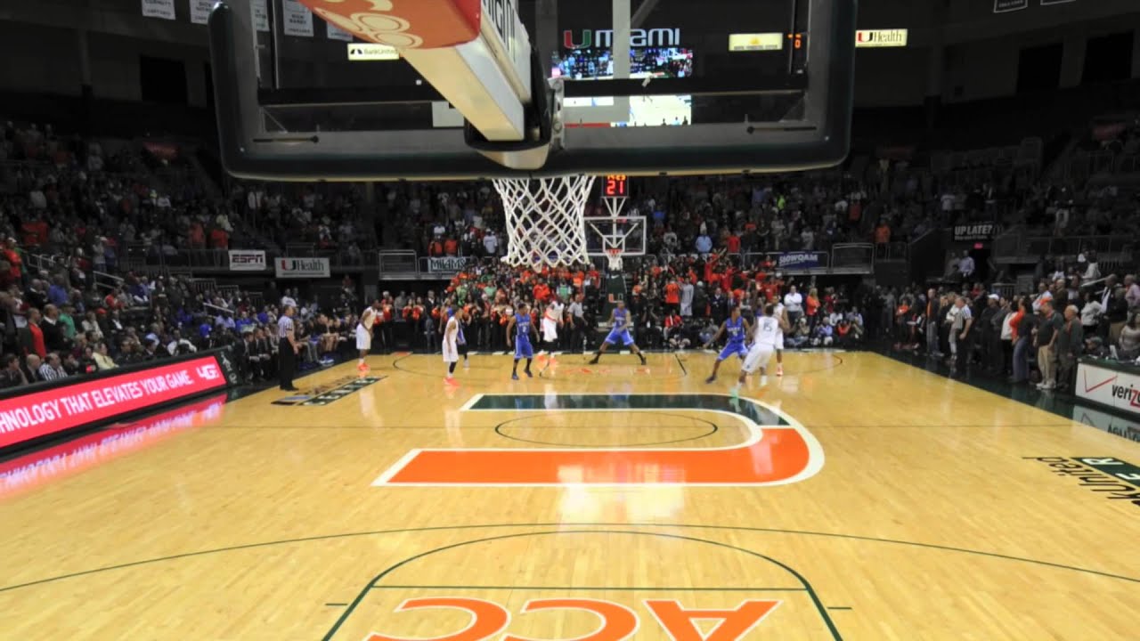 Miami Hurricanes Men's Basketball Starstudded Time Lapse vs Duke 1/22