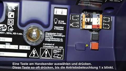 Universal Transmitter Programming with Chamberlain LiftMaster Powerdrive Garage Door Opener