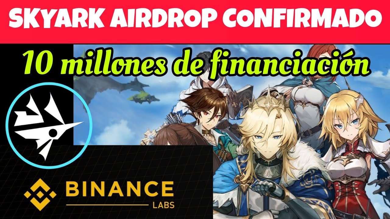 SKYARK AIRDROP- PROYECTO APOYADO POR BINANCE Labs