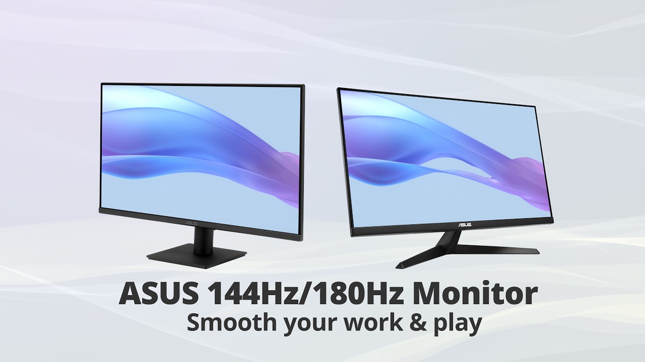 ASUS V Series Eye Care Monitors | 144Hz/180Hz Smooth Work & Play!