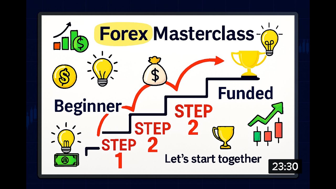 LET'S START TOGETHER | 📈 Forex Trading Roadmap 🔥 3 Steps from Beginner ...