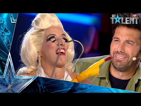 Una chica mete una espada por SU BOCA y ganchos en LOS OJOS | Audiciones 2 | Got Talent España 2021