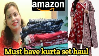 Transform Your Wardrobe with Must-Have Kurta Sets  amazon kurta set