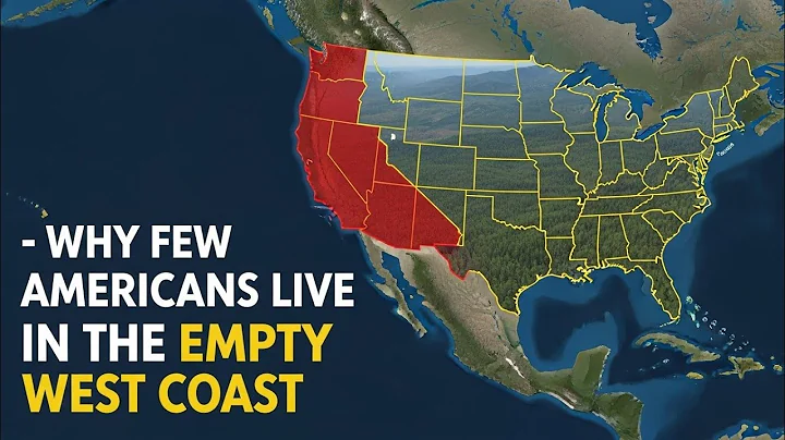Why So Few Americans Live in the Empty West Coast#EmptyWest #USGeography #HiddenAmerica
