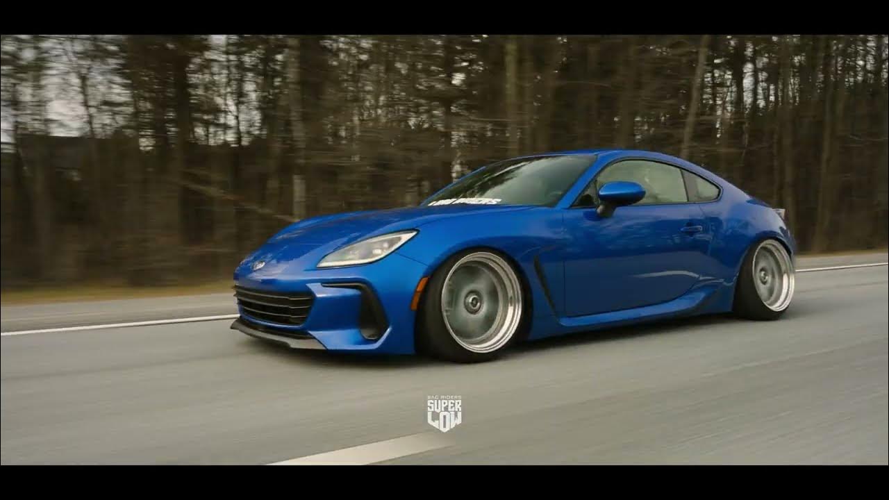 Bagged Subaru BRZ | Super Low Air Suspension by Bag Riders - YouTube