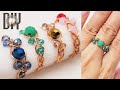 Tutorial 3-wire braid ring | you&#39;ll want to try it now because it&#39;s super simple | Bead Jewelry 971