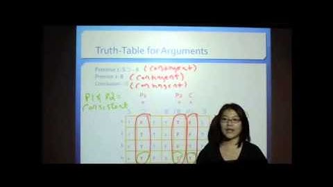 Truth-Tables for Arguments
