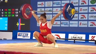 All gold medal lifts of 2020 Chinese National women's 46kg to 87kg+