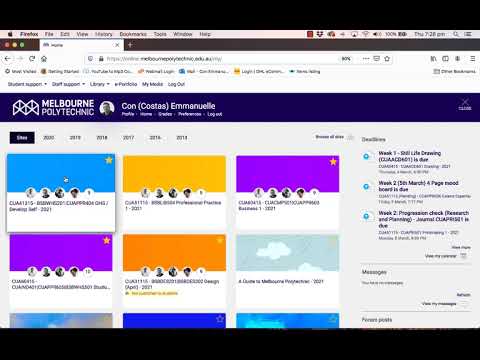 How to access the Moodle page for OHS+DevelopSelf