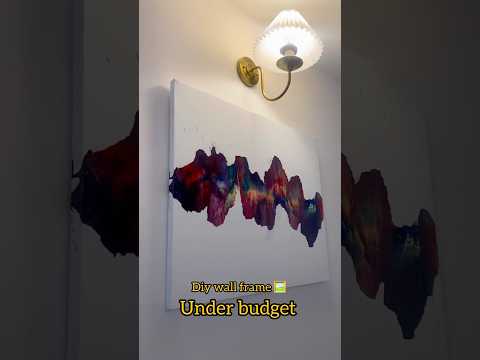 Diy wall frame at home under your budget 😍