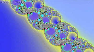 Mandelbrot set fractal spiralls Full HD