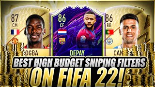 BEST SNIPING FILTERS ON FIFA 22! BEST TRADING METHOD ON FIFA 22! FIFA 22 HIGH BUDGET SNIPING FILTERS