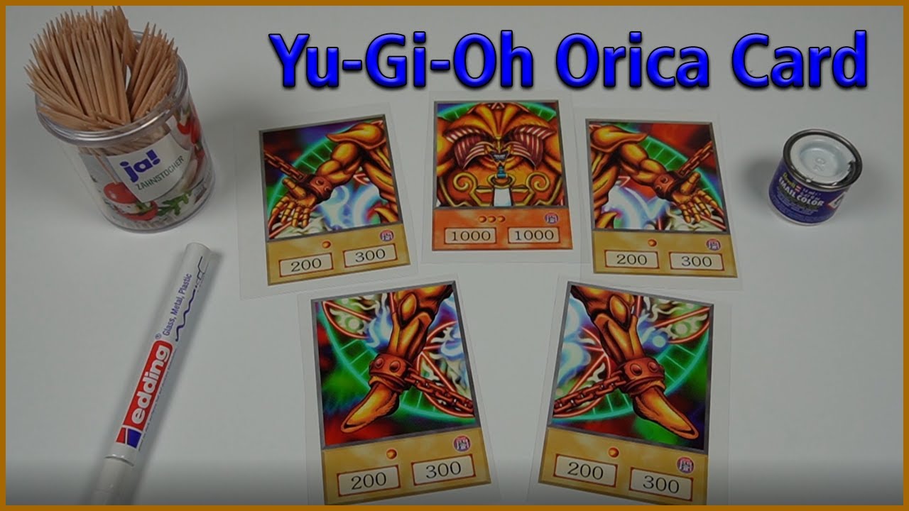 How To Make A Anime Secret Rare Orica Card (Yu-Gi-Oh)