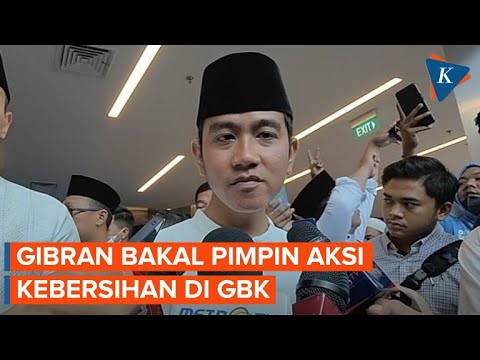 Gibran Bakal Pimpin Aksi Bersih-bersih GBK Usai Kampanye Akbar