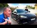 РЕАКЦИЯ БАТИ и ДРУЗЕЙ НА МОЮ AUDI RS6! ПОПАЛИ В ДТП!? УЛИЧНЫЕ ГОНКИ!