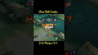 Chou tutorial flicker trick ✅️ 😱 #mobilelegends #shorts #ClutchCorePlays