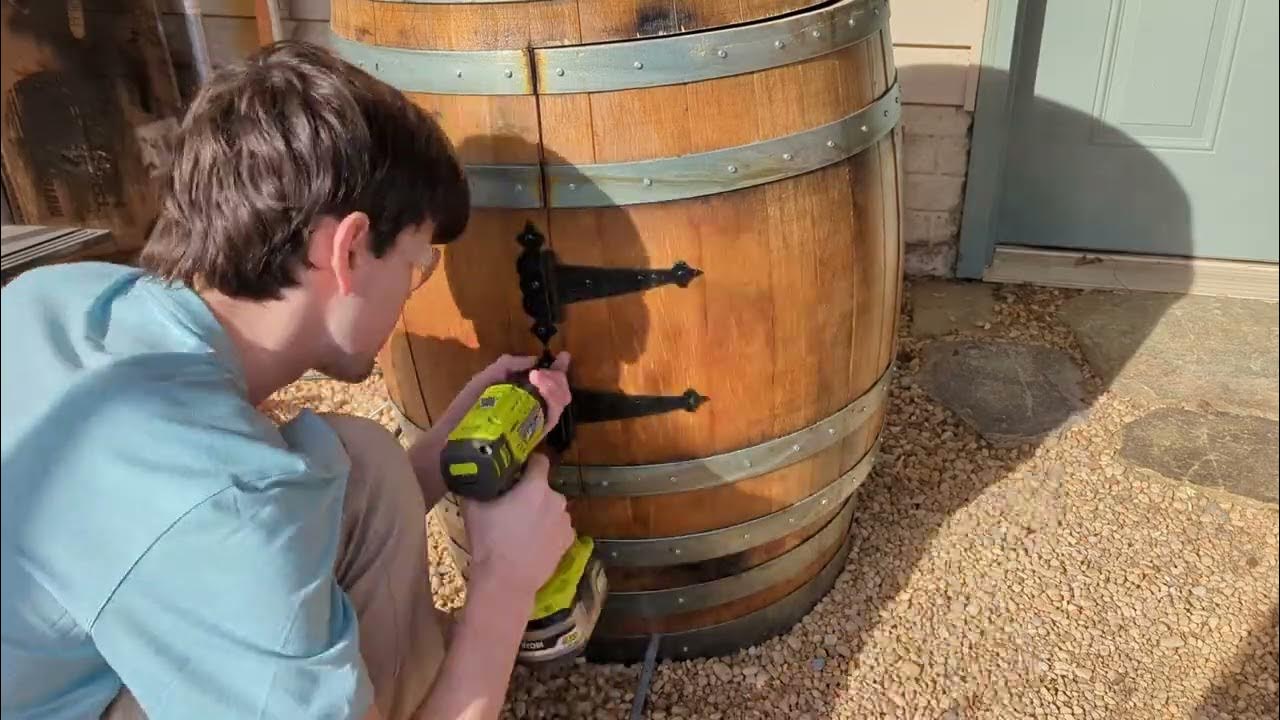 Converting a wine barrel into a lovely bar YouTube